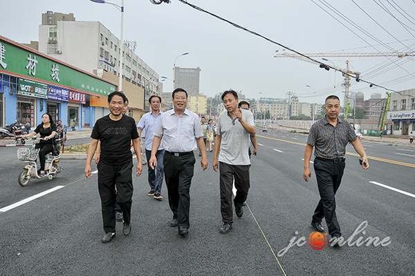 晋城 新闻 党委 政府 王学忠 调研 城区 道路 建设 工程 强调 标准